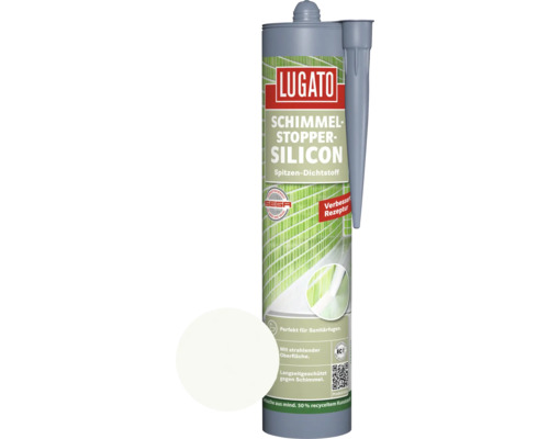 Lugato Silicone anti-moisissures blanc 310 ml