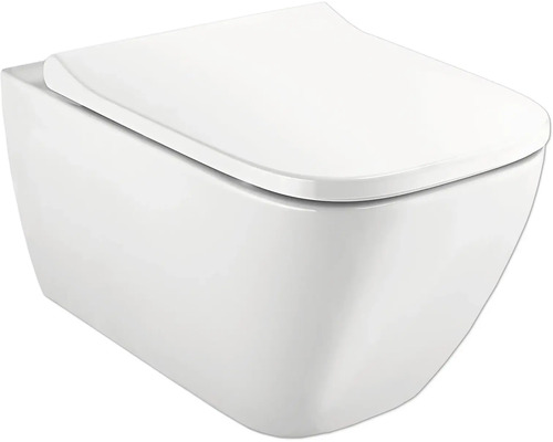 GEBERIT Wand-WC Set Smyle Square Tiefspüler ohne Spülrand weiss glänzend mit Schallschutzset und WC-Sitz mit Absenkautomatik CG05030000 GEBERIT Wand-WC Set Smyle Square Tiefspüler ohne Spülrand weiss glänzend mit Schallschutzset und WC-Sitz mit Absenkautomatik CG05030000