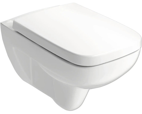 GEBERIT Wand-WC Set Renova Plan Tiefspüler ohne Spülrand weiss glänzend mit WC-Sitz CG05031000 GEBERIT Wand-WC Set Renova Plan Tiefspüler ohne Spülrand weiss glänzend mit WC-Sitz CG05031000