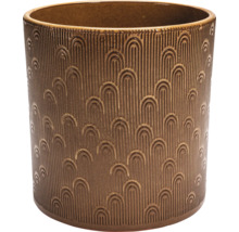 Cache-pot Ø 21 H 19 cm brun foncé