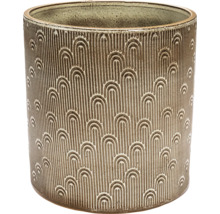 Cache-pot Ø 21 H 19 cm beige