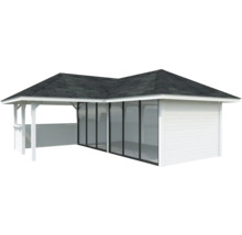 Pavillon en bois avec toit