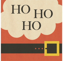 Illustration d''un Père Noël avec l''inscription Ho Ho Ho