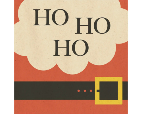 Illustration d''un Père Noël avec l''inscription Ho Ho Ho