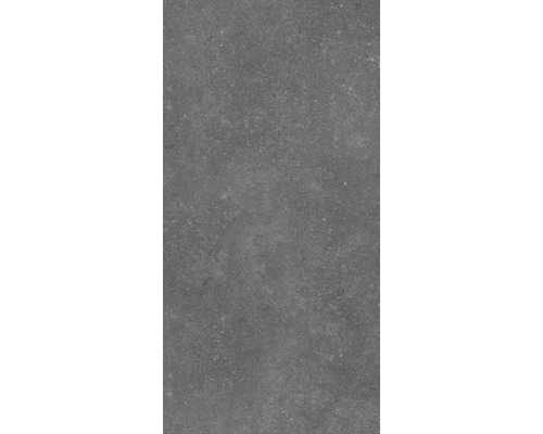 Dalle de terrasse en grès cérame fin FLAIRSTONE Skyfall Dark Grey bord rectifié 120x60x2 cm Surface de carreaux gris
