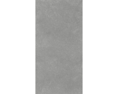 Dalle de terrasse en grès cérame fin FLAIRSTONE Skyfall Grey bord rectifié 120x60x2 cm Carreau en grès cérame gris avec surface mate