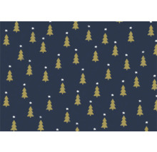 Motif avec sapins de Noël et étoiles