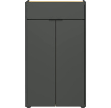 Meuble à chaussures avec deux portes et un tiroir