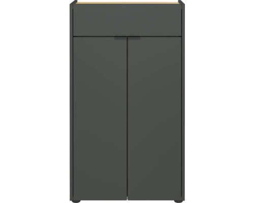Meuble à chaussures avec deux portes et un tiroir