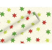 Rolle Geschenkpapier mit Sternmuster