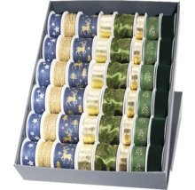 Dekoratives Geschenkband-Set mit verschiedenen Designs in einer Box