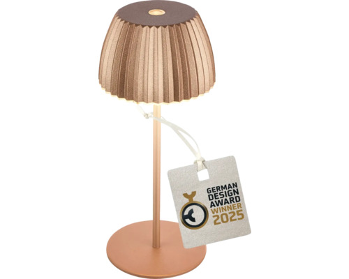 Tischleuchte mit German Design Award Winner 2025 Siegel