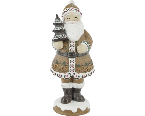 Dekorativer Weihnachtsmann mit Weihnachtsbaumfigur