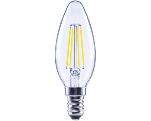 FLAIR LED Kerzenlampe C35 klar E14/2,2W(40W) 470 lm 2700 K warmweiss Lampe bougie