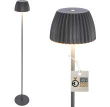 Stehleuchte mit Lampenschirm und Fuss