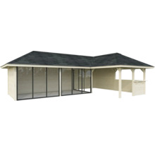 Pavillon en bois avec toit