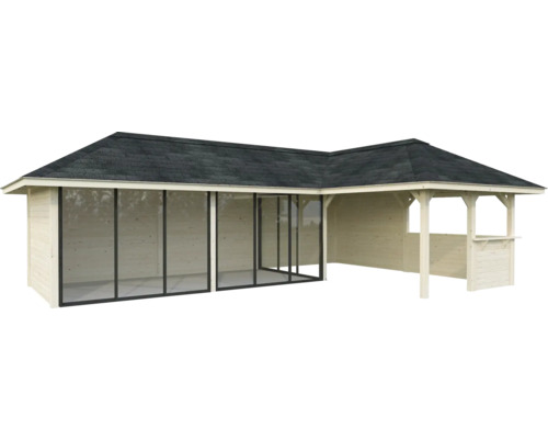 Pavillon en bois avec toit