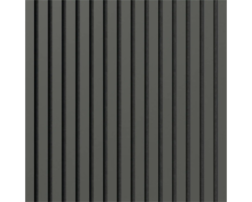 Panneau avec rainures verticales pour décoration murale