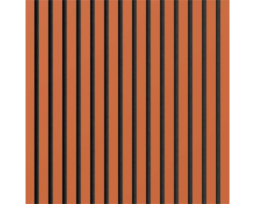 Panneau avec lamelles en bois pour décoration murale et de plafond