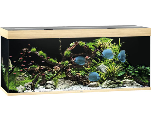 Aquarium Juwel Rio 450 LED ohne Unterschrank helles Holz