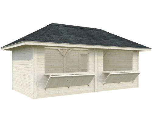 Abri de jardin avec toit et deux volets de vente