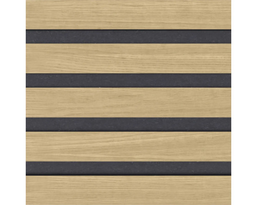 Panneaux de bois avec accents sombres pour la décoration murale