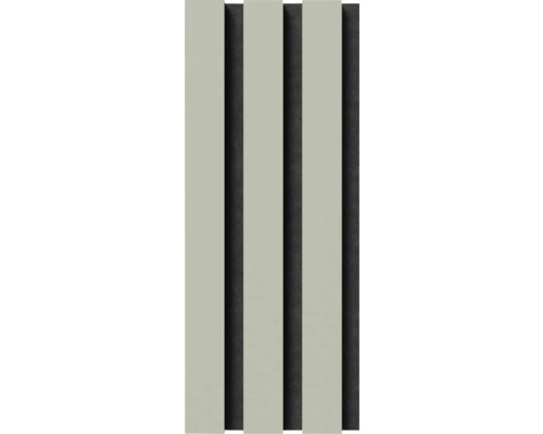 Échantillon de panneau acoustique Fjordwall linoléum gris clair 300 x 150 mm
