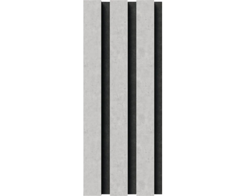 Échantillon de panneau acoustique Fjordwall stratifié gris béton 300 x 150 mm
