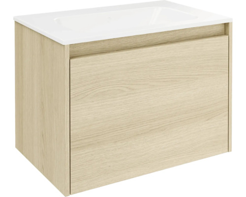 Waschtischunterschrank mit einer Schublade und einem Waschbecken