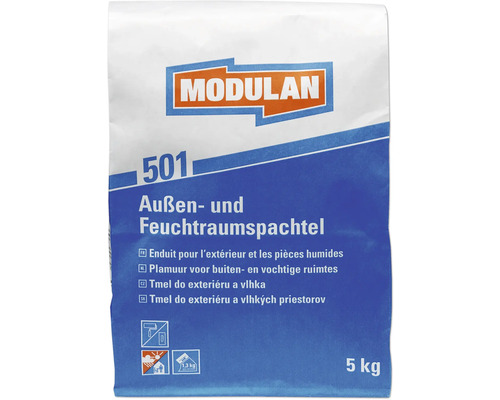 MODULAN 501 Aussen- und Feuchtraumspachtelmasse weiss 5 kg