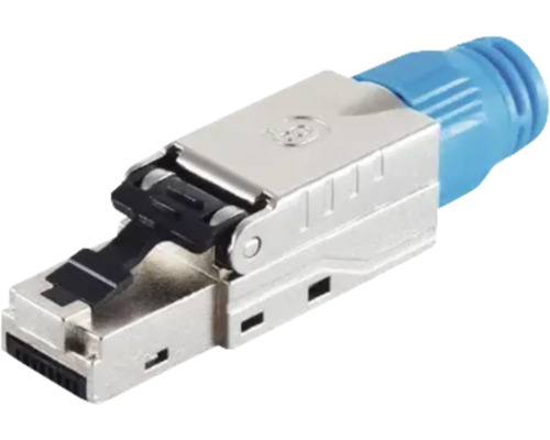 Connecteur RJ45 CAT8.1 POE Connecteur réseau en métal avec décharge de traction