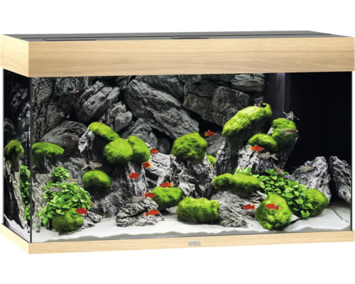 Aquarium Juwel Rio 180 LED ohne Unterschrank helles Holz