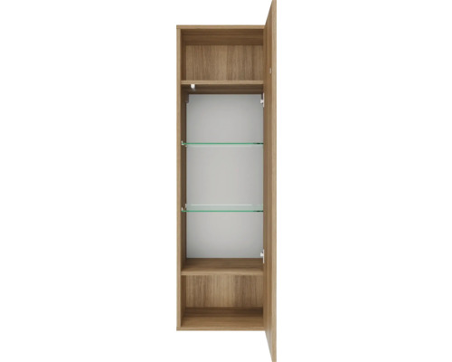 Offener Holz-Hängeschrank mit Glasböden für Badezimmer