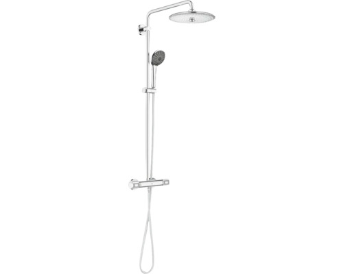 Colonne de douche avec thermostat GROHE Vitalio Joy System chrome 27298003 Système de douche avec douche de tête et douchette