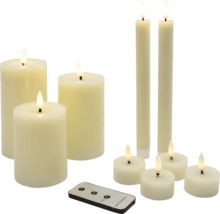 Ensemble de bougies LED avec télécommande