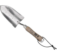 Gartenschaufel aus Edelstahl mit Holzgriff