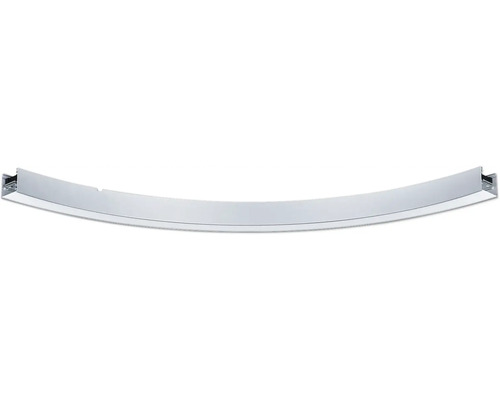 Gebogene Duschvorhangschiene zur Deckenmontage.