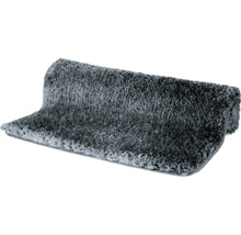 Grauer Badteppich