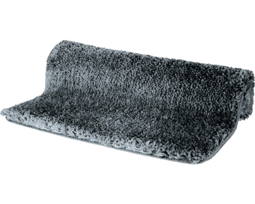 Grauer Badteppich