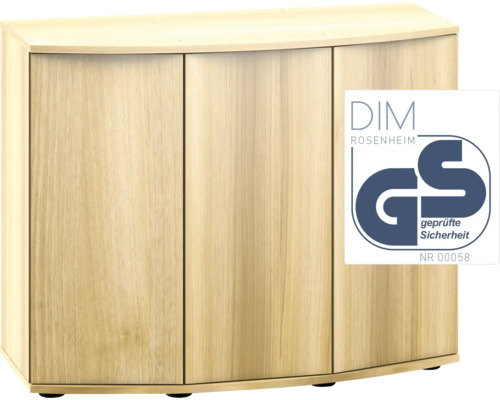 Aquariumunterschrank mit drei Türen und GS Zeichen für geprüfte Sicherheit