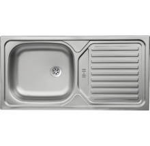 Évier en acier inoxydable avec égouttoir