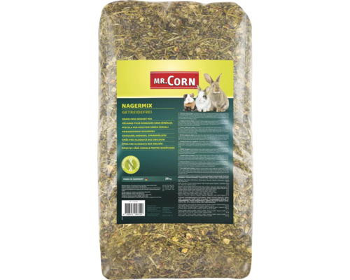 Nagerfutter Mr. Corn Nager-Mix getreidefrei 25 kg für Zwergkaninchen und Meerschweinchen, mit Vitamin C