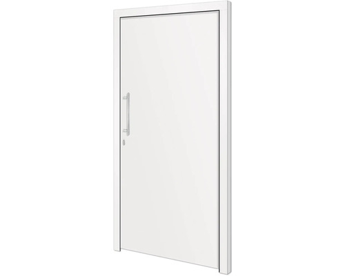 Porte intérieure blanche avec poignée