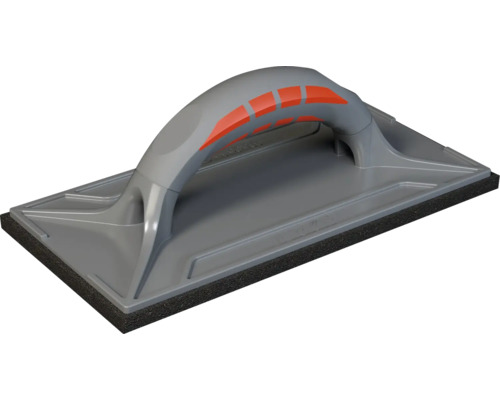 Akkit Verfugbrett mit Moosgummibelag 280 x 140 mm Schwammbrett mit Griff zum Verfugen von Fliesen