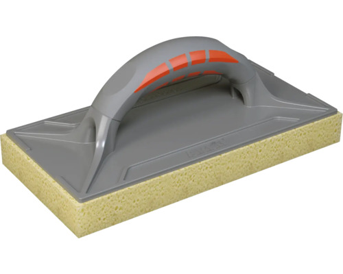 Akkit Waschbrett mit Hydroschwamm glatt 280 mm x 140 mm Schwammbrett mit Griff für Bauarbeiten