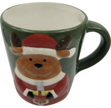 Tasse avec motif de renne et anse