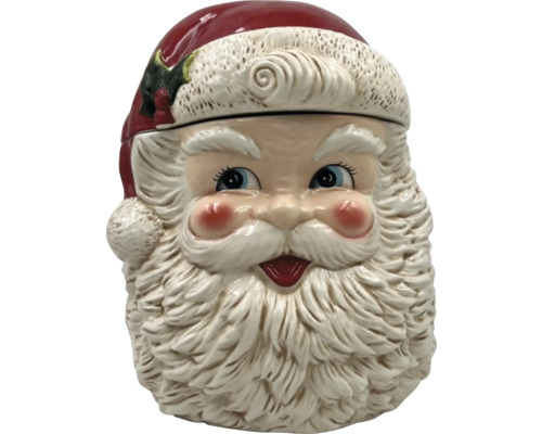 Boîte à biscuits Père Noël en céramique