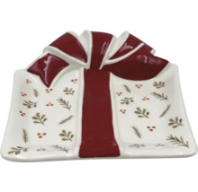 Assiette cadeau avec ruban