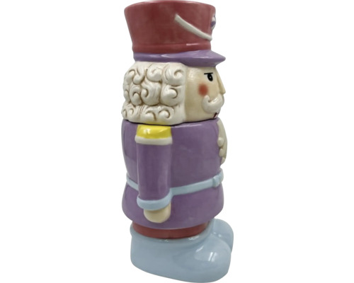 Figurine décorative de casse-noisette en céramique