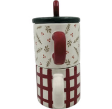Tasse empilable avec couvercle et deux motifs différents